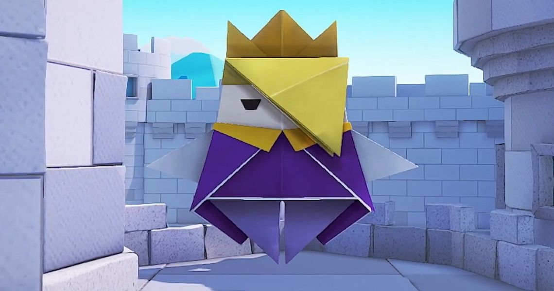 Image of King Olly from Paper Mario: Origami King